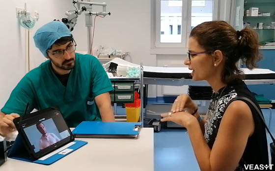 aulss 2 video-interpretariato LIS pazienti  e dipendenti sordi
